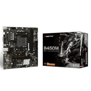Biostar B450MH Motherboard AMD Socket AM4 DDR4 NVME