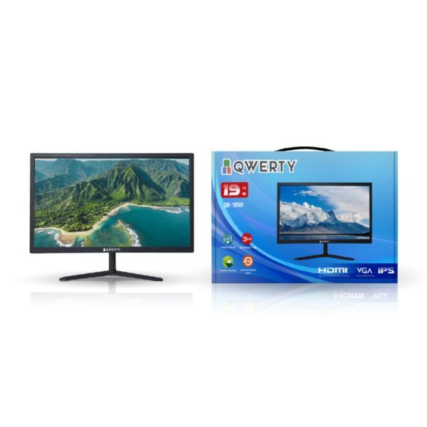 QWERTY QM-190VH LED Monitor 19 Inci HD - Gambar 2