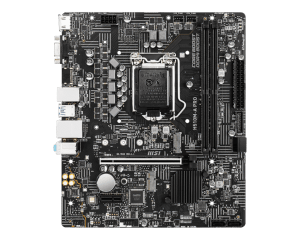 MSI H510MA-A Pro Motherboard Intel Socket LGA-1200 DDR4 NVME - Gambar 3