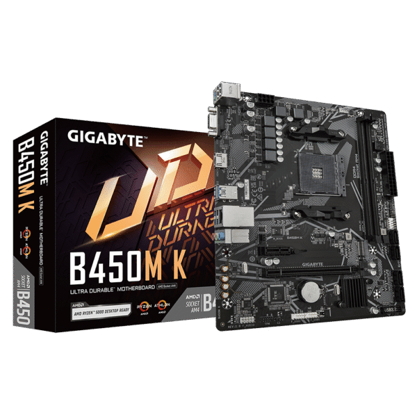 Gigabyte B450M-K Motherboard AMD Socket AM4 DDR4 NVME