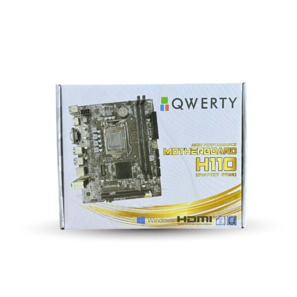 Qwerty H110 Motherboard Intel Socket LGA-1151 DDR4 NVME - Gambar 3