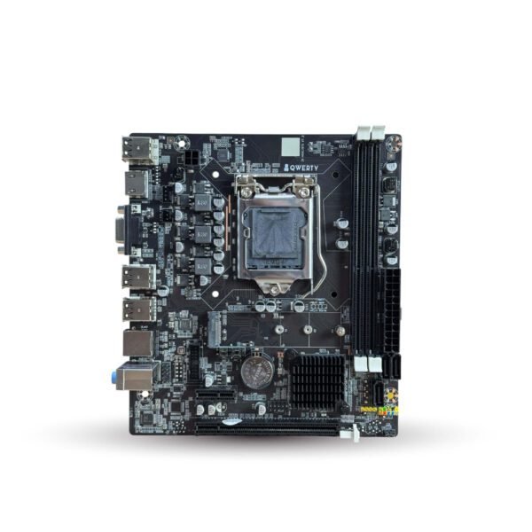 Qwerty H61 Motherboard Intel Socket LGA-1155 DDR3 NVME - Gambar 2