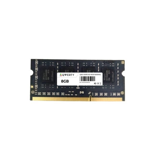 Qwerty SODIMM DDR3 Ram Laptop 4GB 8GB 12800-1600Mhz - Gambar 2