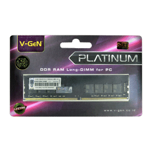 V-Gen Platinum UDIMM DDR4 Ram PC 8GB 16GB 25600-3200Mhz
