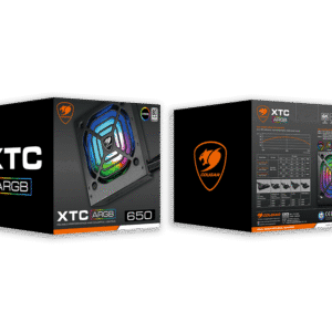 COUGAR XTC650 Power Supply CPU Komputer 650 Watt 80+ ARGB