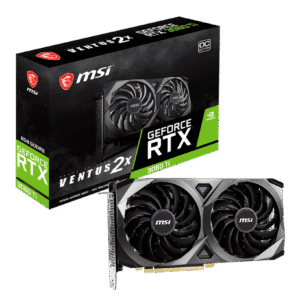 MSI VGA Card Nvidia Geforce RTX 3060 Ti Ventus 2X OC 8GB GDDR6 256Bit