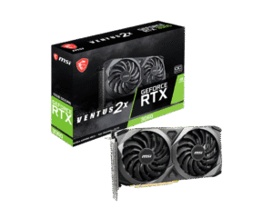 MSI VGA Card Nvidia Geforce RTX 3060 Ventus 2X OC 12GB GDDR6 192Bit
