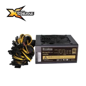 Xtreme KT1650PP Power Supply CPU Komputer & Mining 1650 Watt 80+