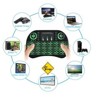 Keyboard Wireless Touschpad i8 RGB