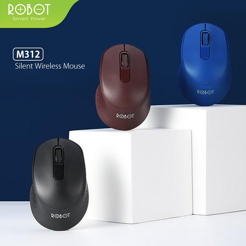 Robot M312 Mouse Wireless Silent Click 6D - Gambar 2